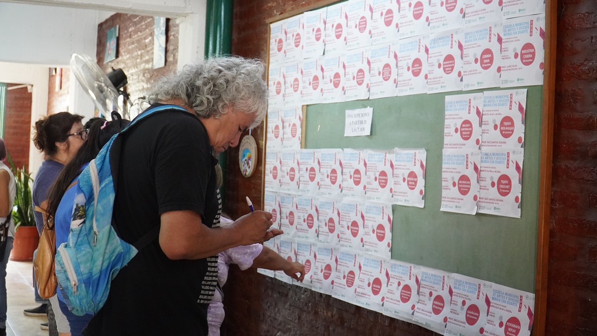YA ABRIÓ LA INSCRIPCIÓN EN LA ESCUELA DE ARTE Y OFICIOS
